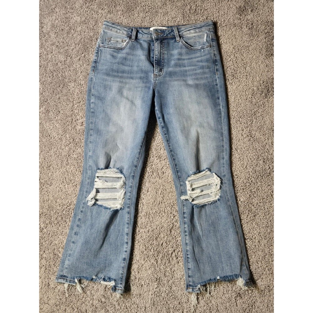 Lovervet By Vervet Miracles Super High Rise Kick Flare Size 32/15